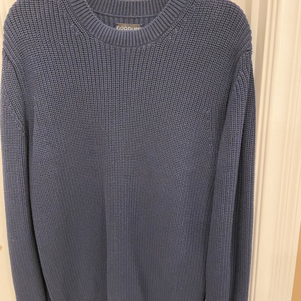 Goodlife Men's Crewneck Sweater in Slate Blue
